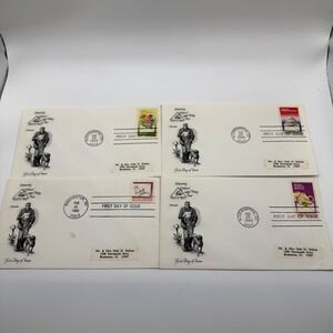 4 Artmaster 1980 National Letter Writing Week First Day of Issue Covers 15c